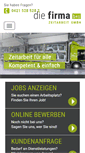 Mobile Screenshot of die-firma-zeitarbeit.de
