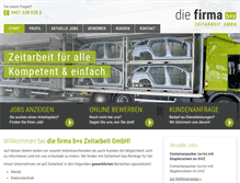 Tablet Screenshot of die-firma-zeitarbeit.de